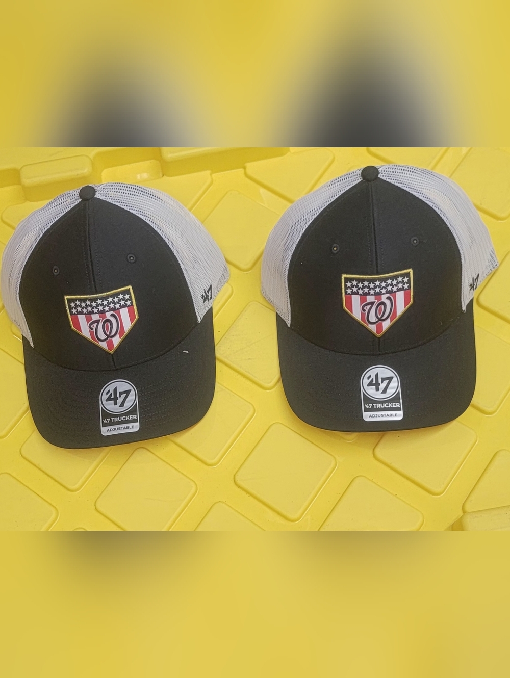 NWOT NWS Washington Nationals '47 Trucker Mesh Snapback Hat MLB